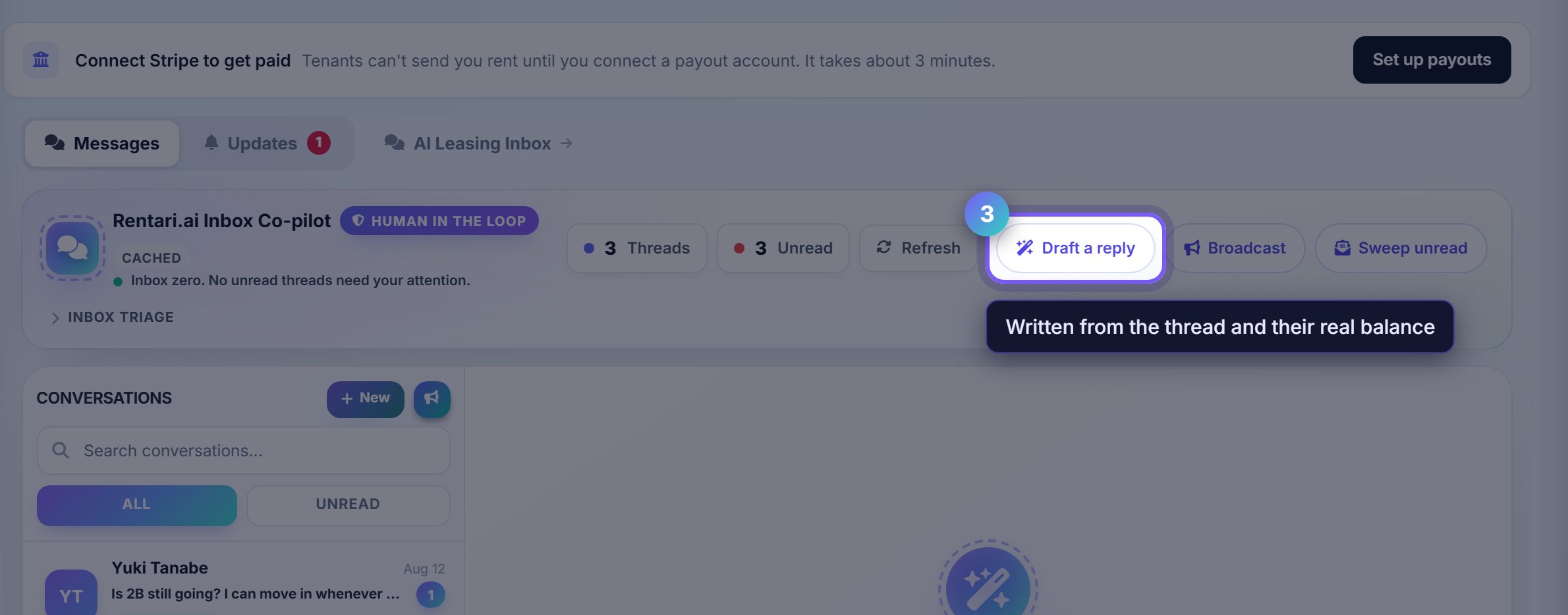 Step 3: Let it draft, then edit