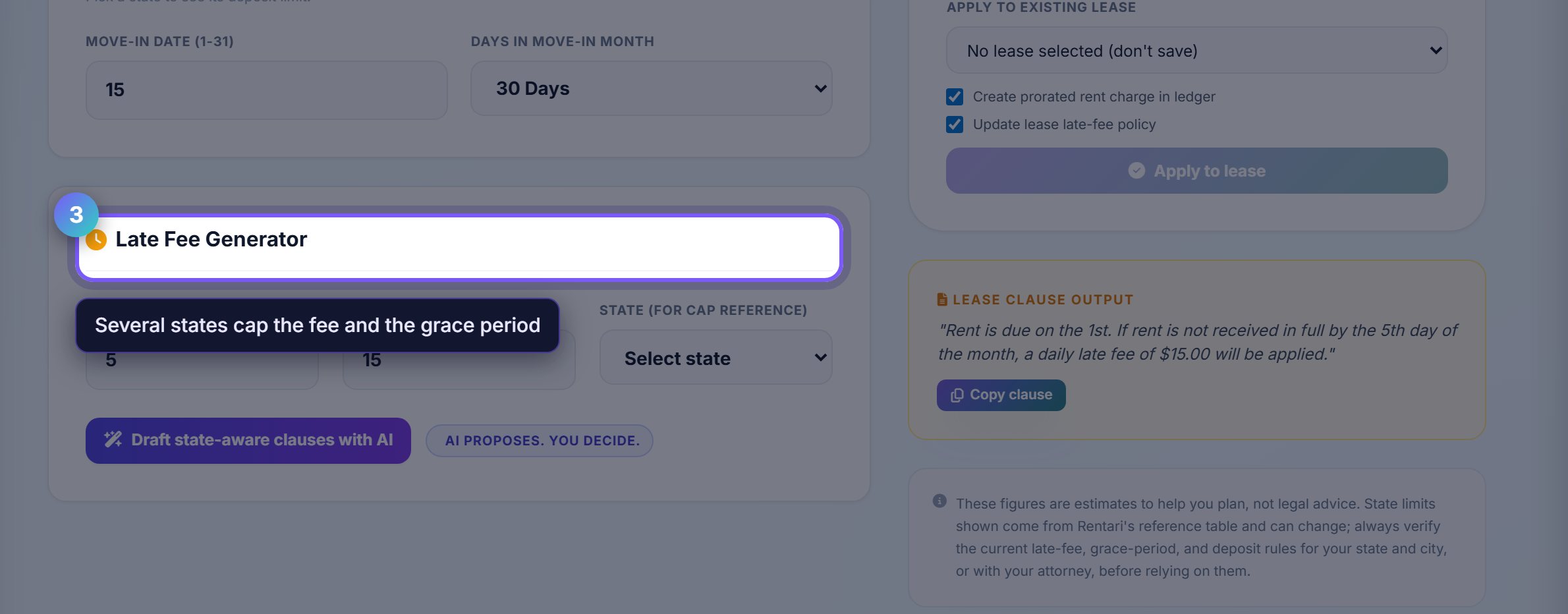 Step 3: Check the late fee against the state, not your habit