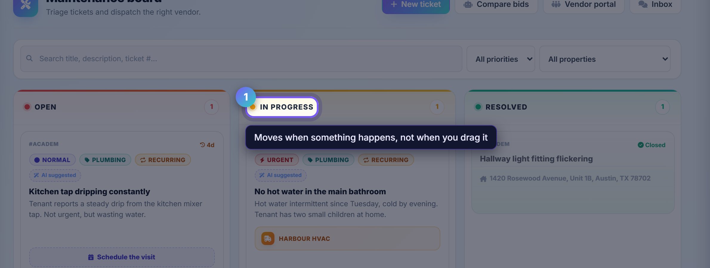 Step 1: The board is the state of every job