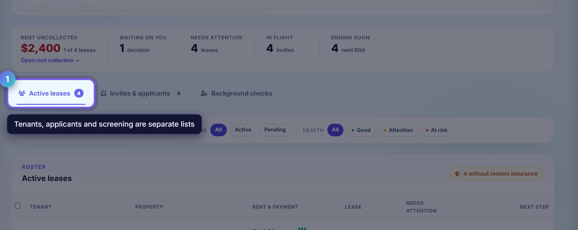 Step 1: Know which tab you are on