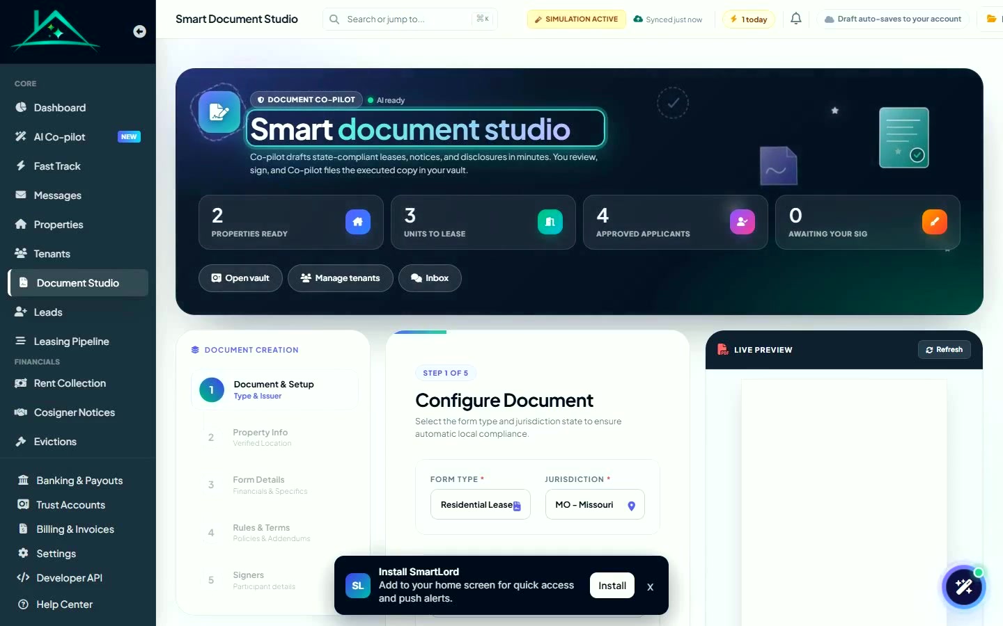 Poster for Onboarding wizard