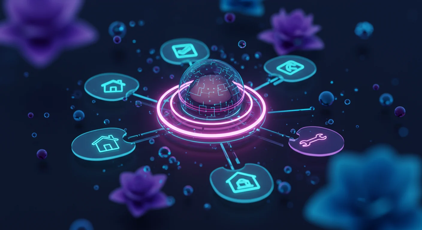 The Rentari.ai AI operator for landlords, brand illustration