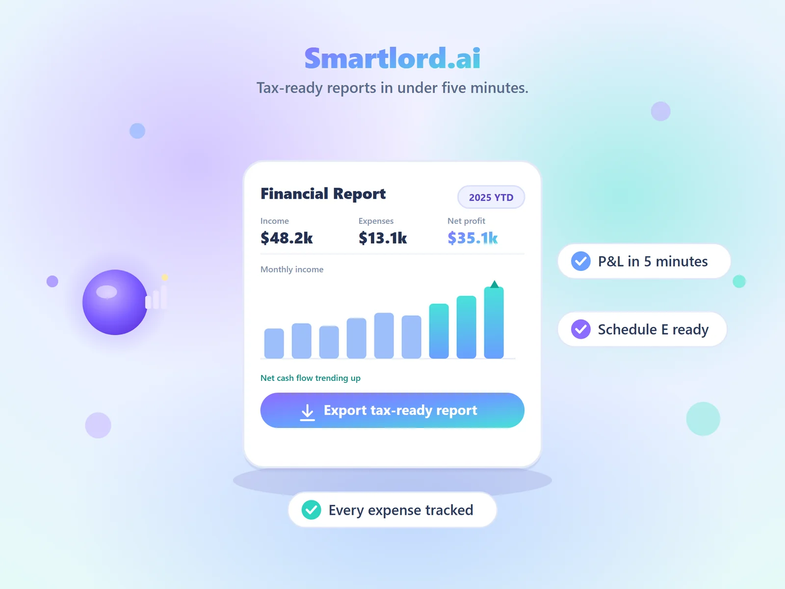 Rentari AI accounting: tax-ready financial reports