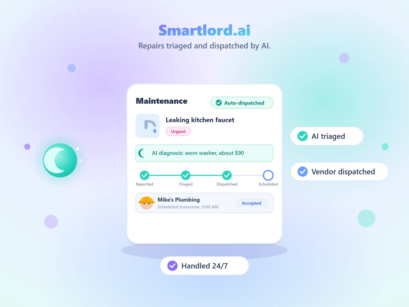 Rentari AI maintenance: repairs triaged and dispatched by AI