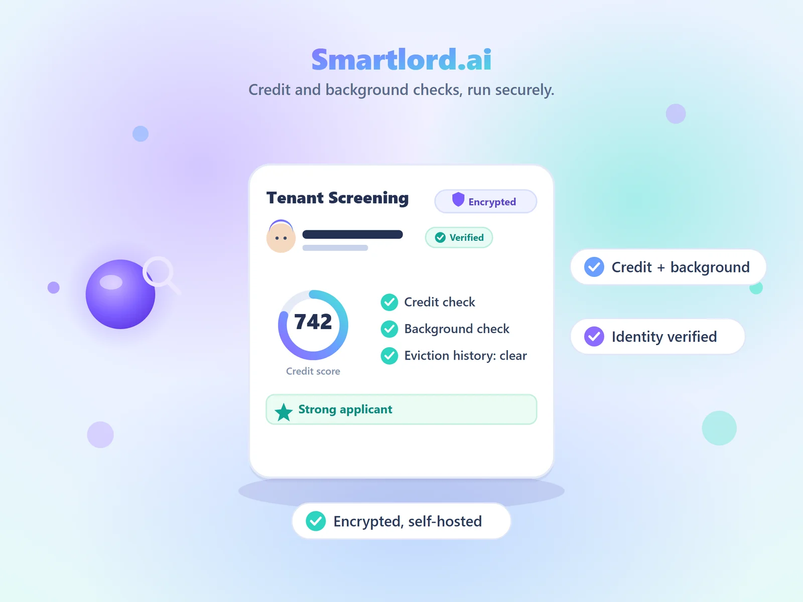 Rentari AI screening: secure credit and background checks