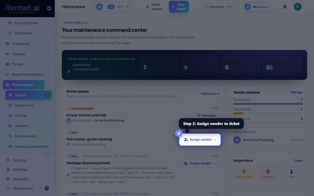 Step 2: Assign and track