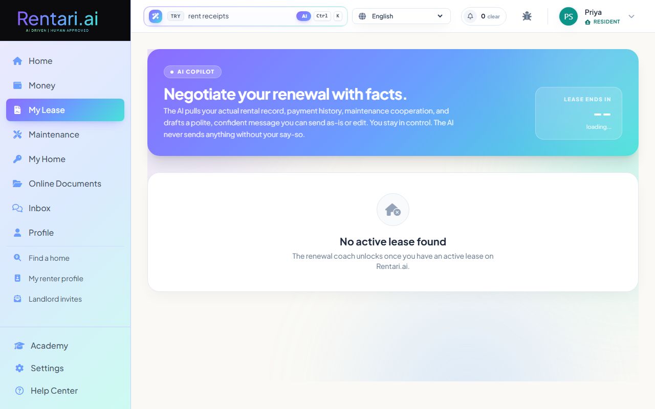 Step 2: Review the renewal offer details