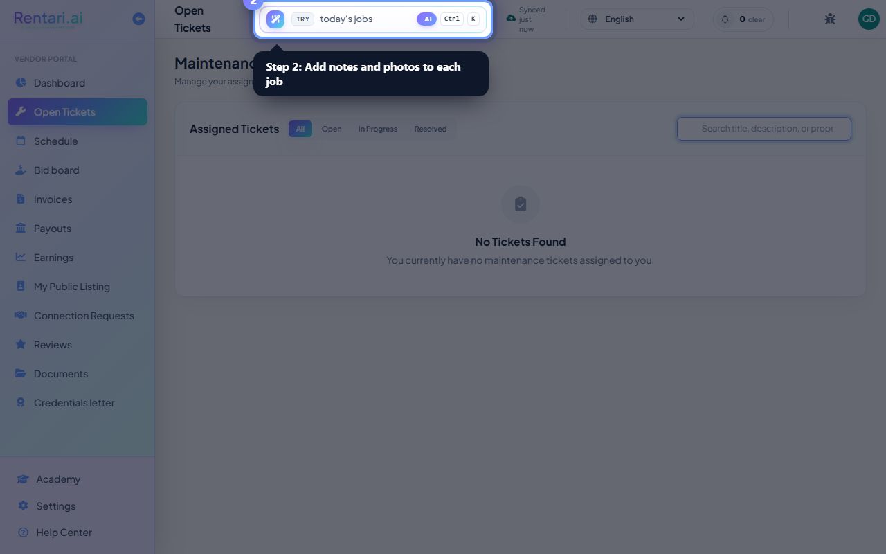 Step 2: Update as you go
