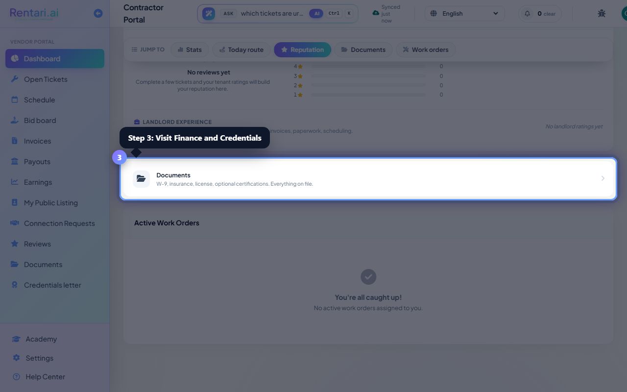 Step 3: Get paid and stay verified